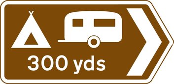 Direction to camping and caravan site